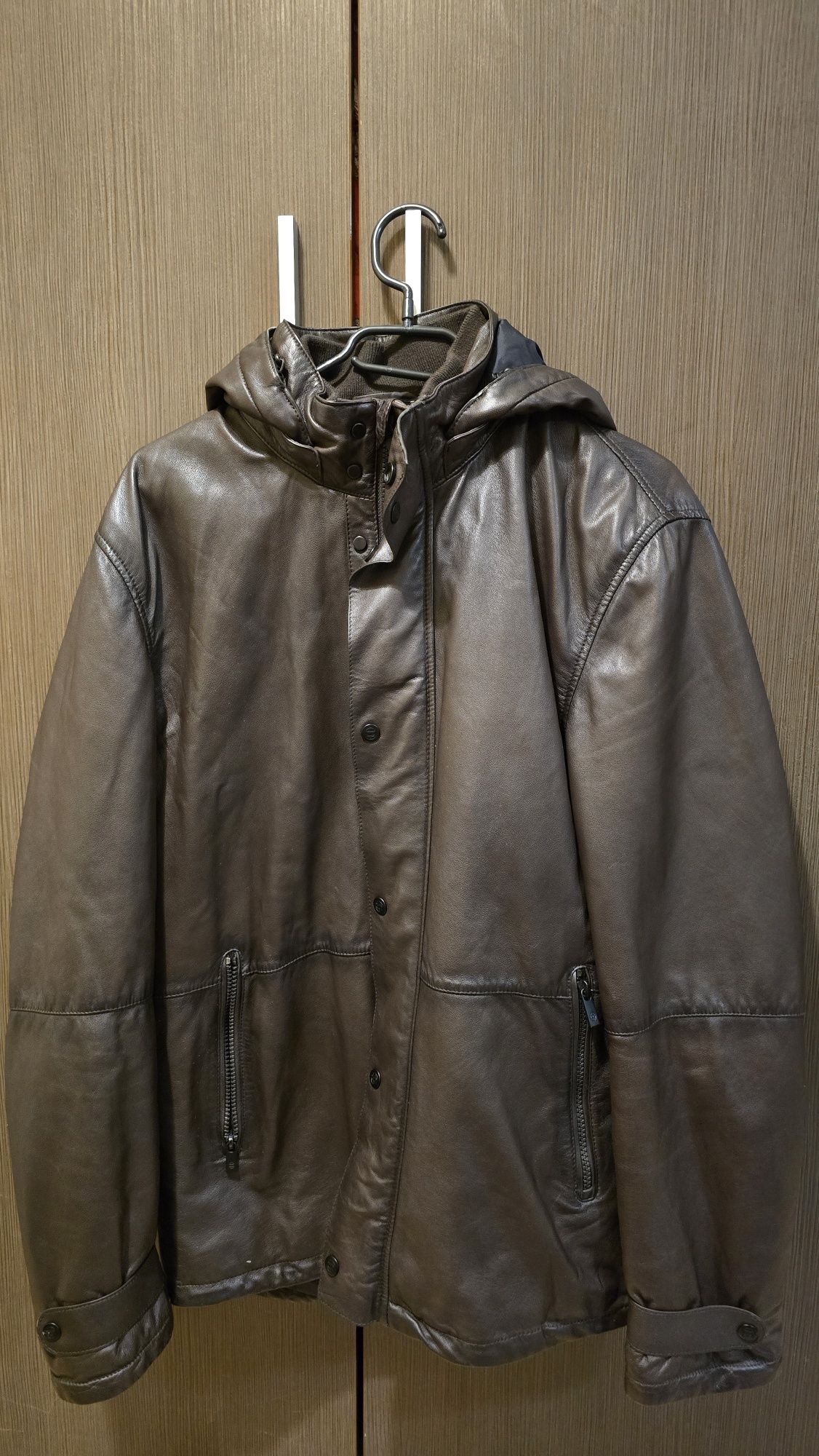 Мъжко Кожено Яке Massimo Dutti