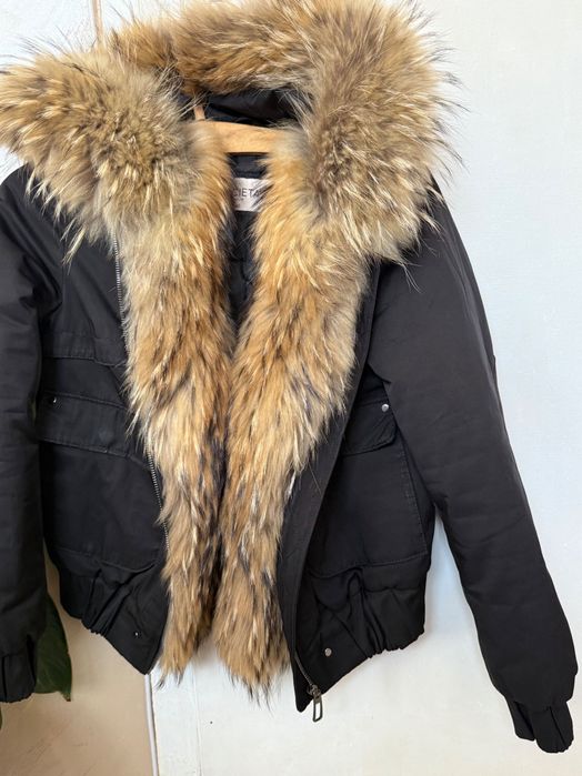 Яке с естествен пух лисица