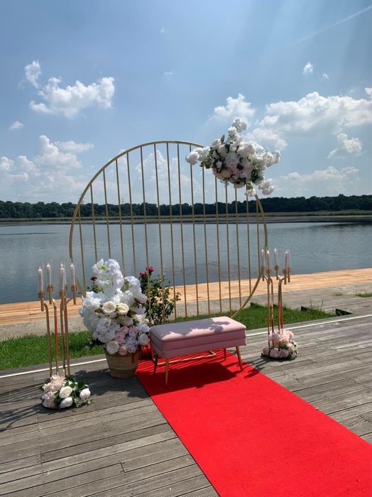 Panou floral bancuta decor floral nunta inima fotoliu panou catifea