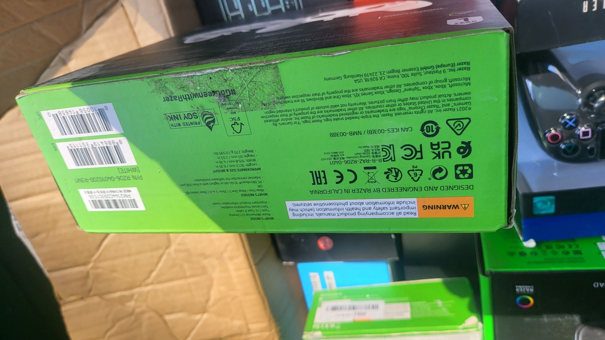 Чисто нов Джоистик Контролер Razer - Wolverine V2 Chroma, бял, Xbox/PC