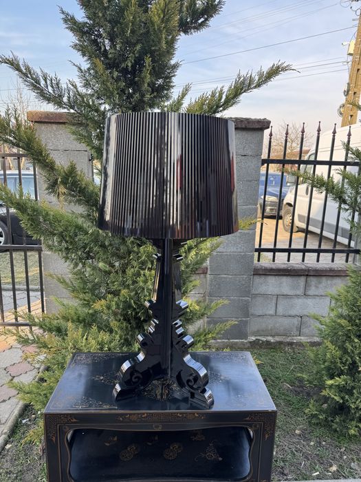 Lampă Kartell Bourgie originală, negru lucios