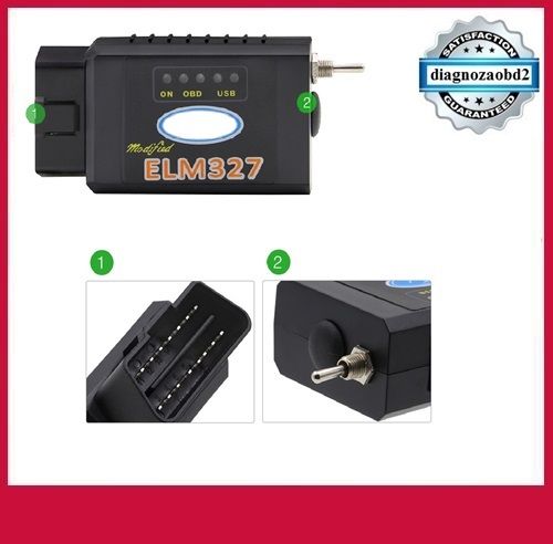 Tester diagnoza auto Ford Mazda ELM327 Bluetooth sau USB