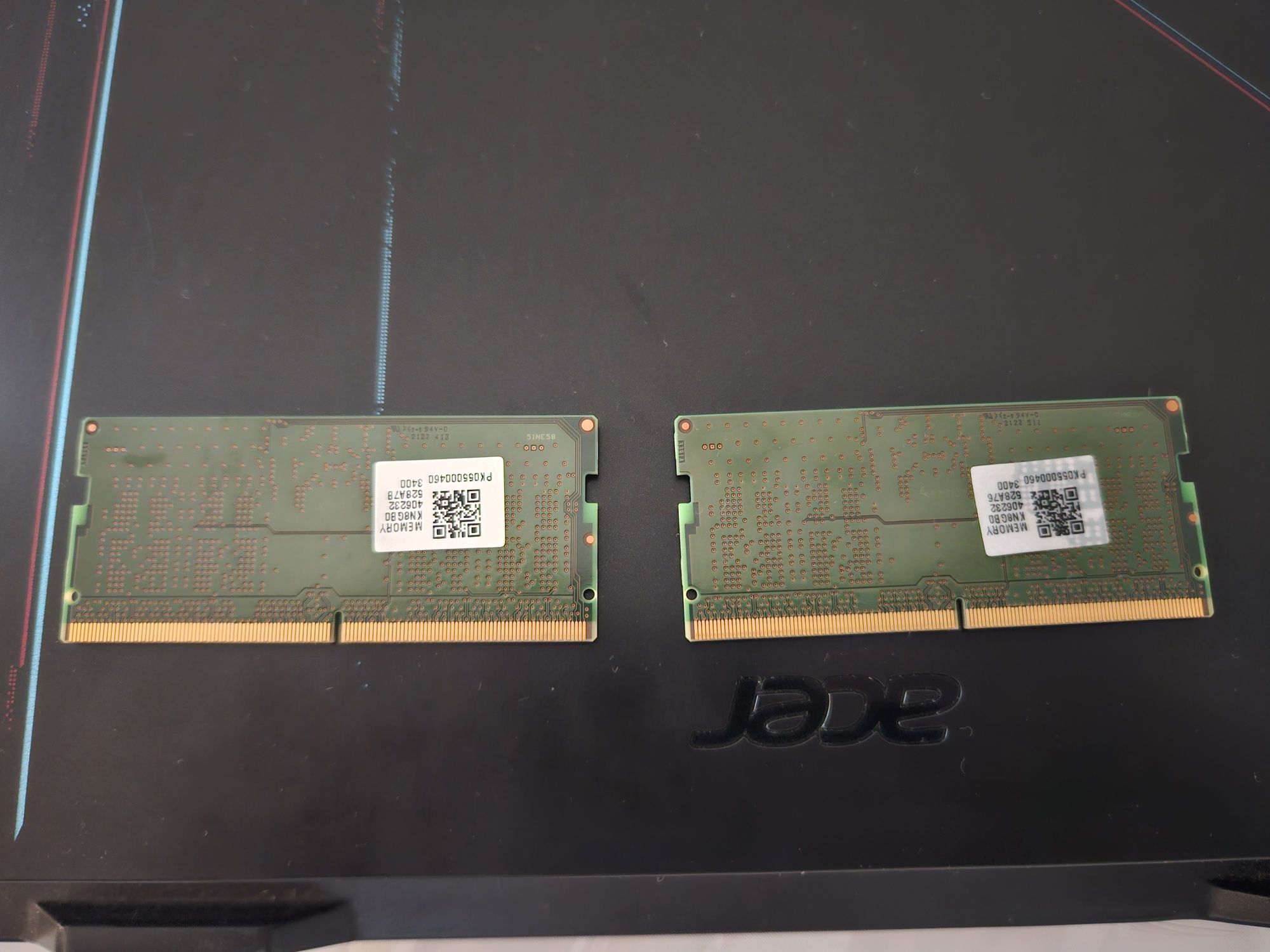 Продам ОЗУ  DDR5 4800 SODIM 2 шт по 8 гб