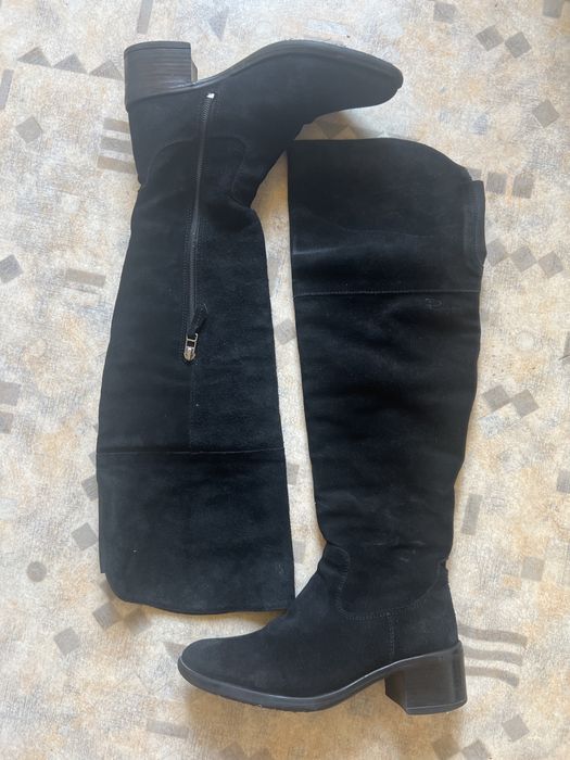 Зимние натуральная   замша