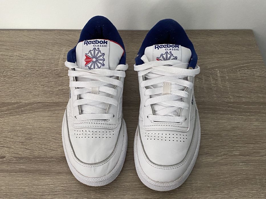 Adidasi albi Reebok Club C85
