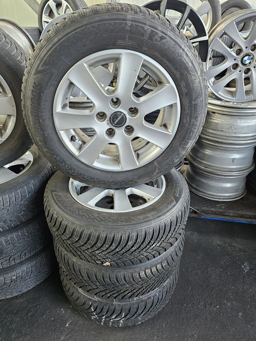 Jante 5x112 cu anvelope 195/65R15 M+S