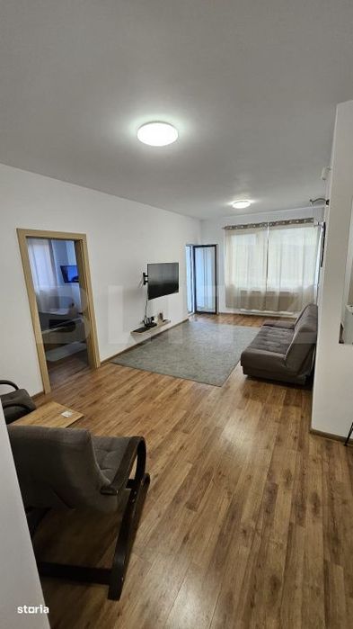 Apartament 61 mp, mobilat si utilat, cu parcare, zona Stadionului