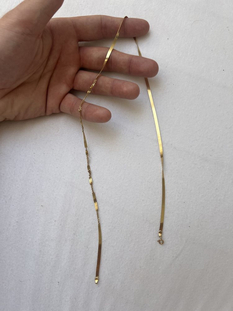 Lant 18k stil snake / sarpe