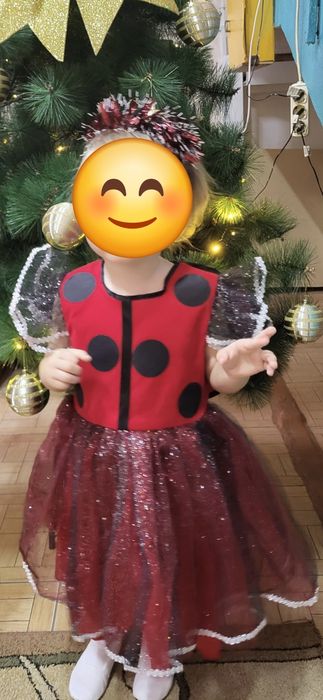 Продам новогодний костюм божия коровка