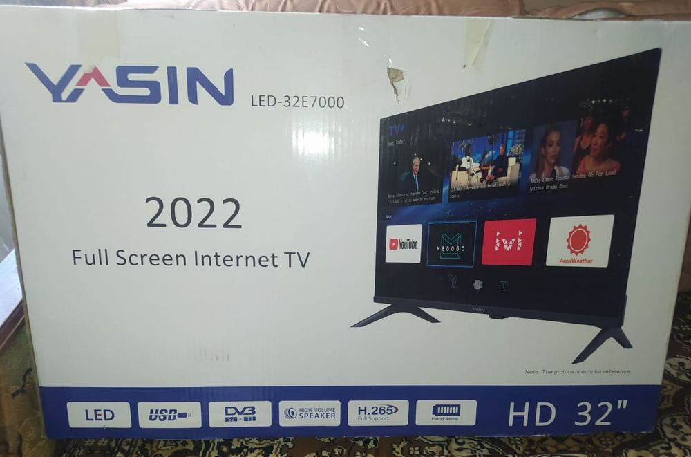 Смарт телевизор Yasin 81 см WiFi YouTube