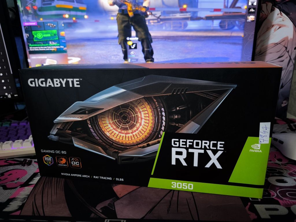 Видеокарта NVIDIA GEFORSE RTX 3050