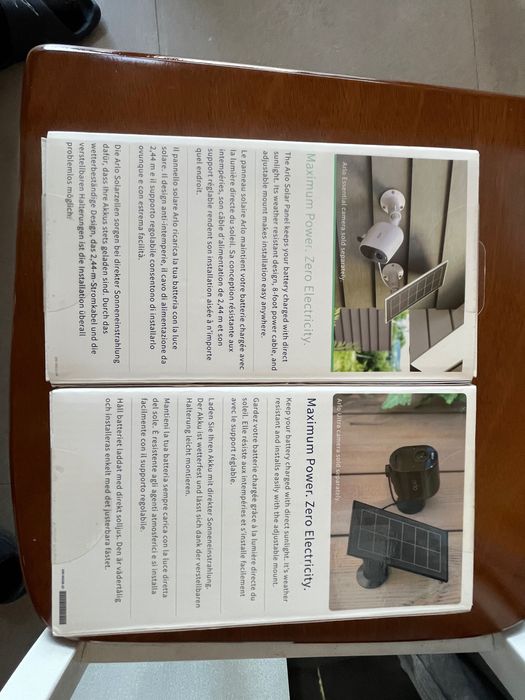 Incarcator Solar Arlo Solar Panel Charger VMA3600 sau VMA5600B sigilat