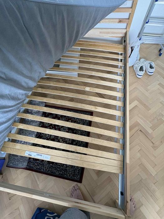IKEA TARVA легло с матрак и подматрачна рамка – 120x200 см