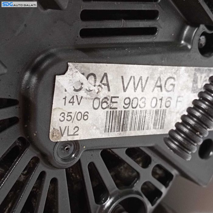 Alternator 150A Audi A6 C6 3.2 FSI 2005 - 2011 Cod 06E903016F [2597]