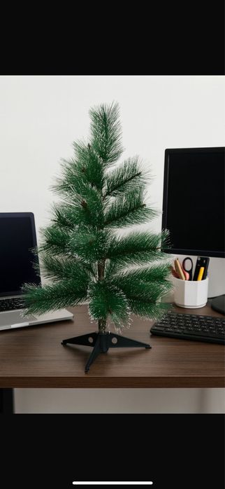 Brad artificial de Crăciun cu vârfuri ninse.60-90-120-150 Cm