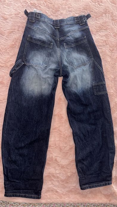 Дънки тъмно сини-Bershka