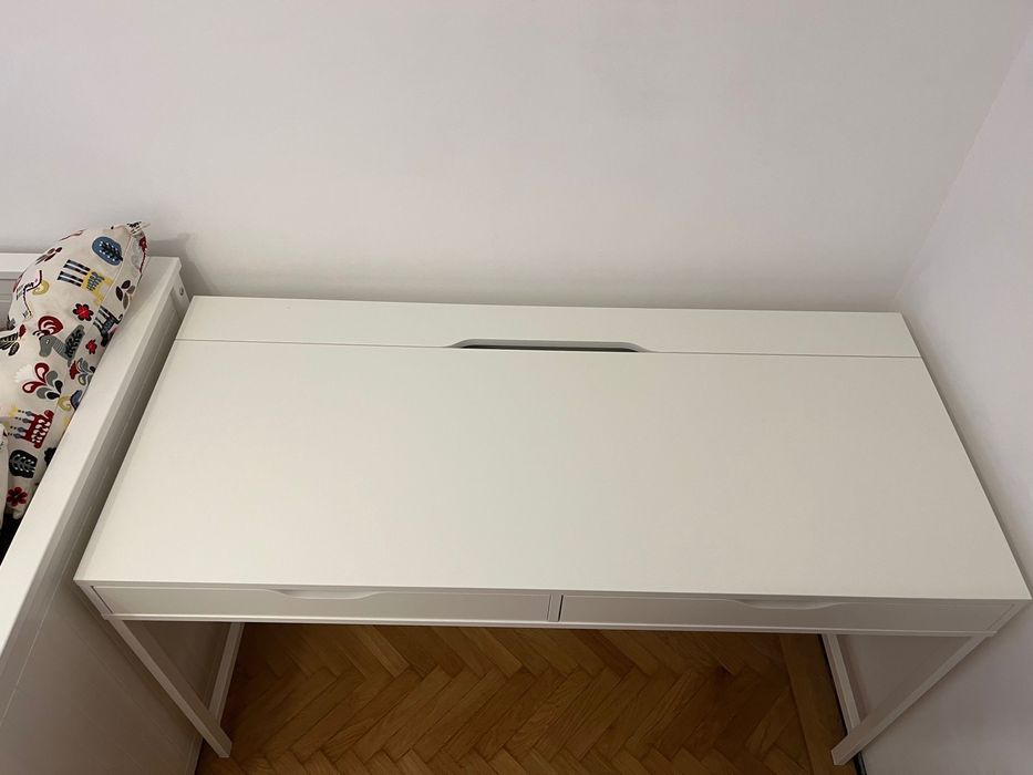 Birou Ikea Alex alb 132x58cm ca nou