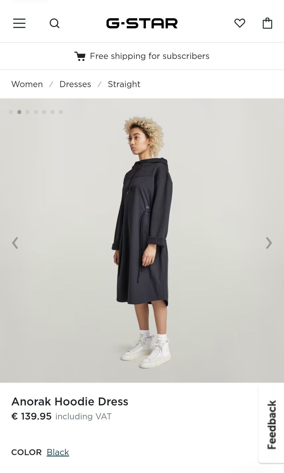Rochie-hanorac originala G-Star Raw, marimea XS