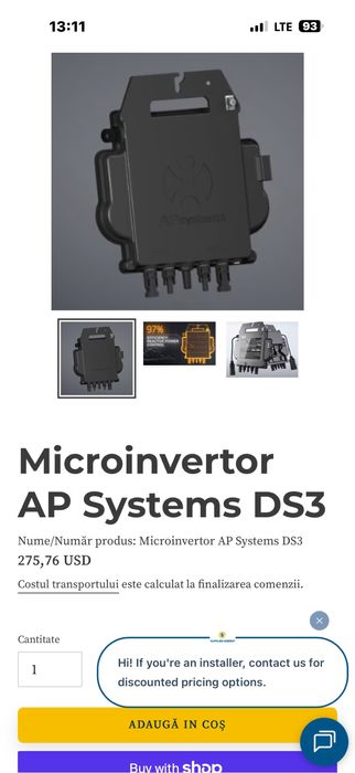 Microinvertor panouri solare
