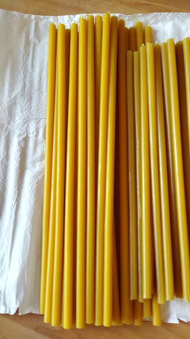 Свечи восковые разных размеров