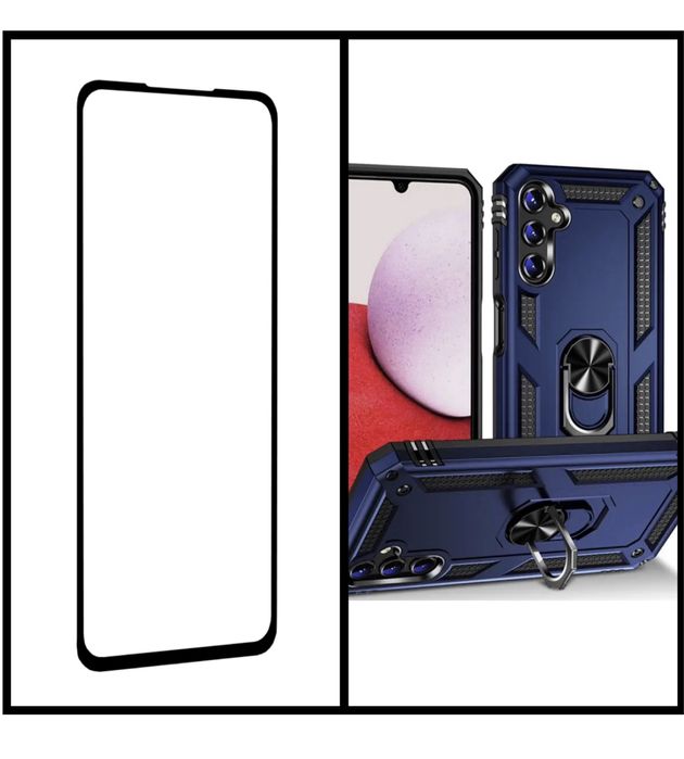 Samsung A14/A15/A16/A34/A54/A55/A36/A56 Husa Strong si Folie Sticla