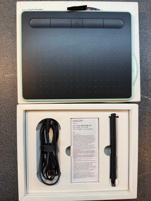Tableta grafica Wacom Intuos S Bluetooth (Pistachio)