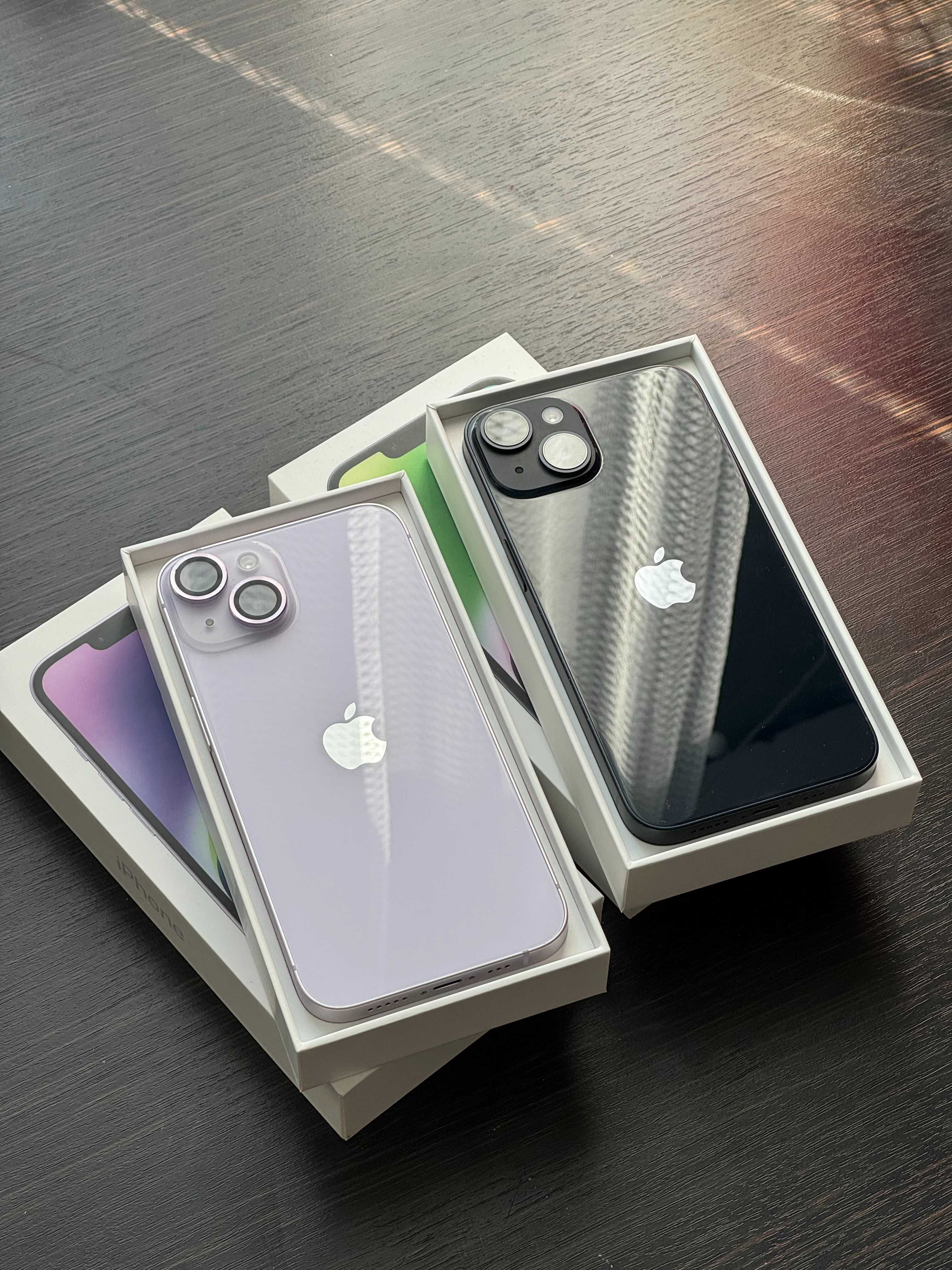 Смартфон Apple iPhone 14 Midnight/Purple 128Gb