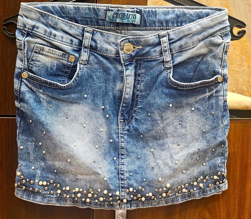 Дънково яке и пола за момиче