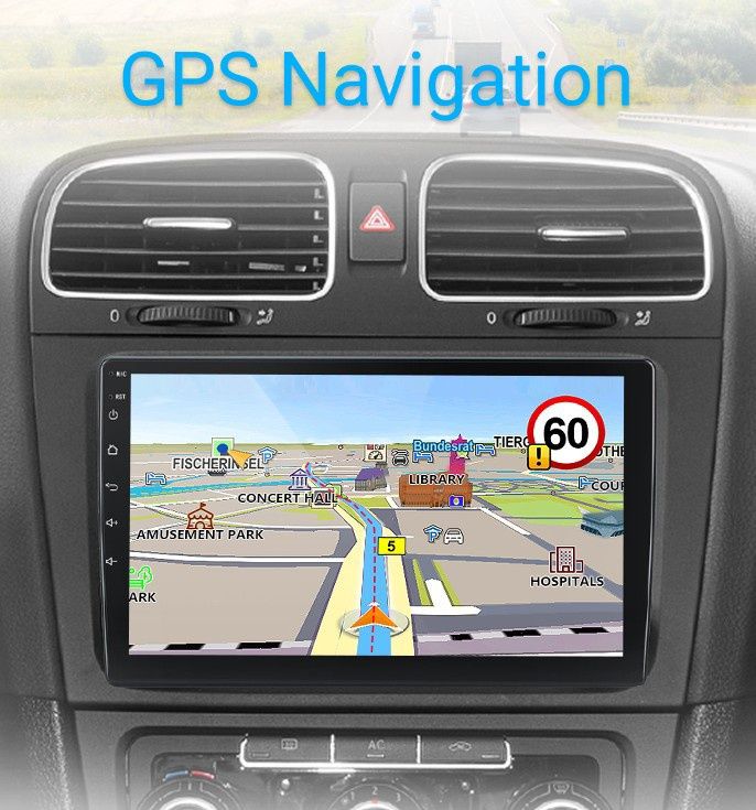 LCD Android player dedicat VW Golf 6 [2008--2016]