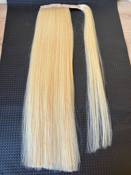 100% естествена виетнамска коса - опашка.