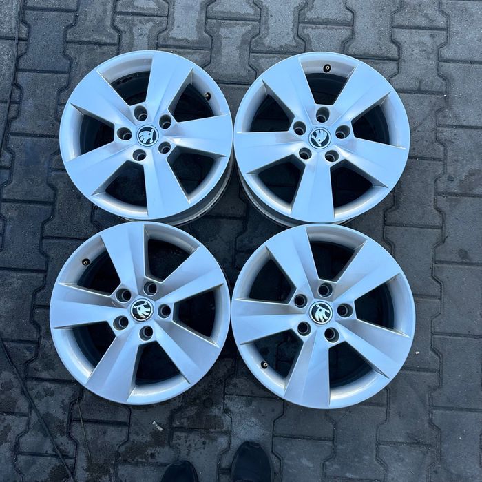 Jante aliaj originale skoda octavia 2 3 Golf 7 Leon pe 16 5x112
