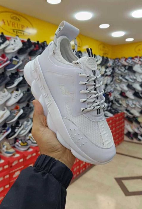 Adidasi VERSACE Chain Reaction l Produs NOU Tenesi