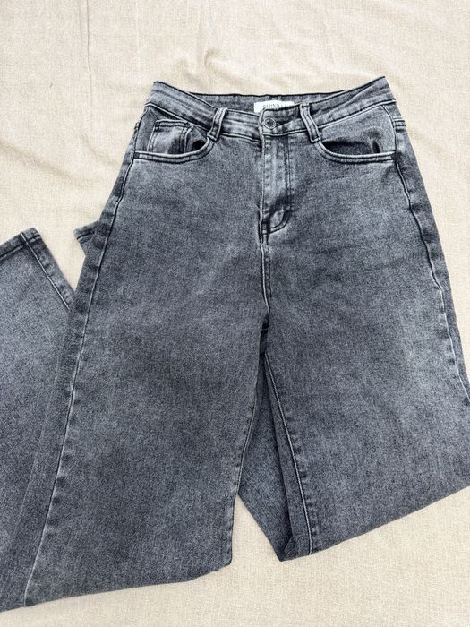 Джинсы широкие серые размер s-m