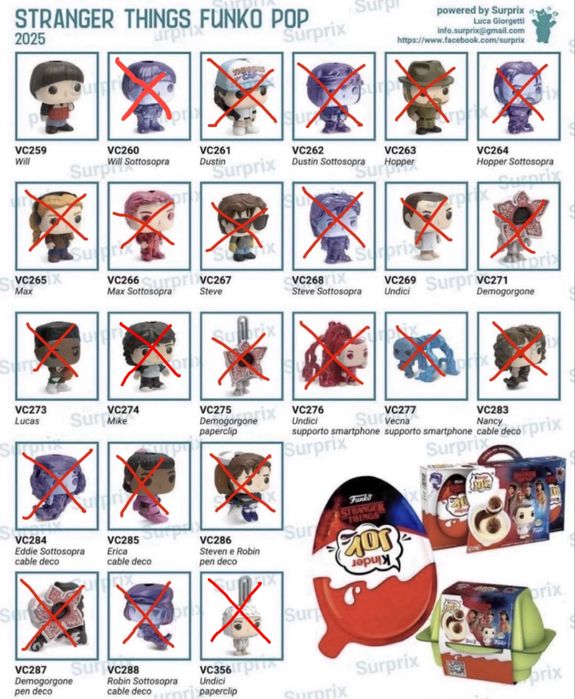 продаю/обмениваю фигурки «очень странные дела»