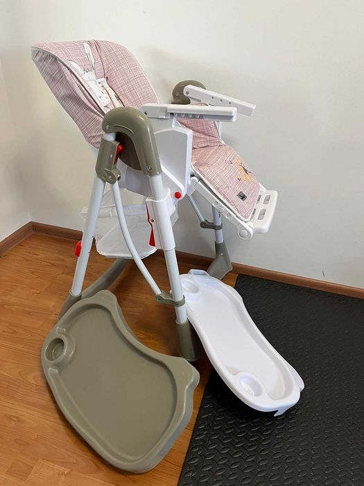 Scaun de masa reglabil, Lorelli, Gusto, Beige Daisy, reglabil