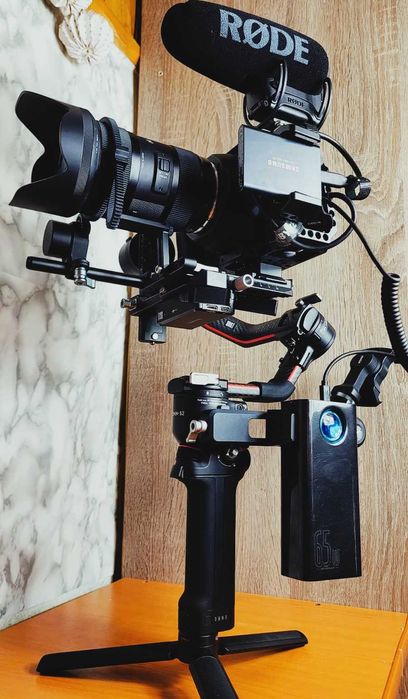 Camera Blackmagic Pocket Cinema Camera 6k+Gimbal DJI RS2 Pro+MulteAlte