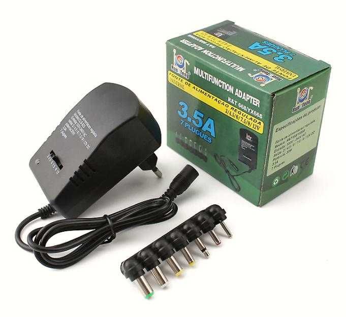 3V~24V Регулируемо Зарядно Универсално Захранващ Адаптер Потенциометър