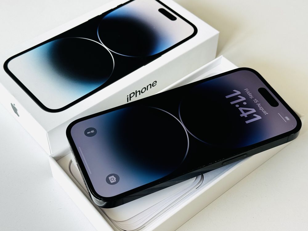 НОВ! Iphone 14 Pro 256GB Black 100% Батерия! Гаранция 6 месеца