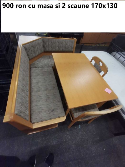 Coltar de bucatarie cu masa si 2 scaune