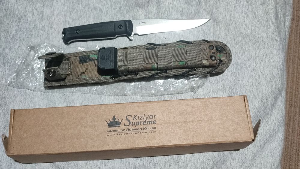 Чисто нов Боен нож Kizlyar Supreme Croc