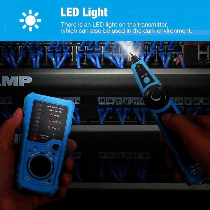 Tester cabluri rețea,Căutare linie ton sondă,Tracker Ethernet RJ45