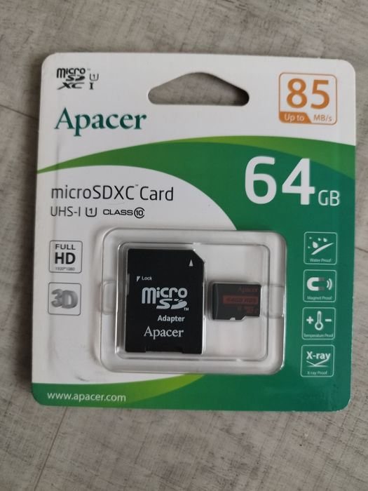 Продам карту памяти Apacer 64 Gb