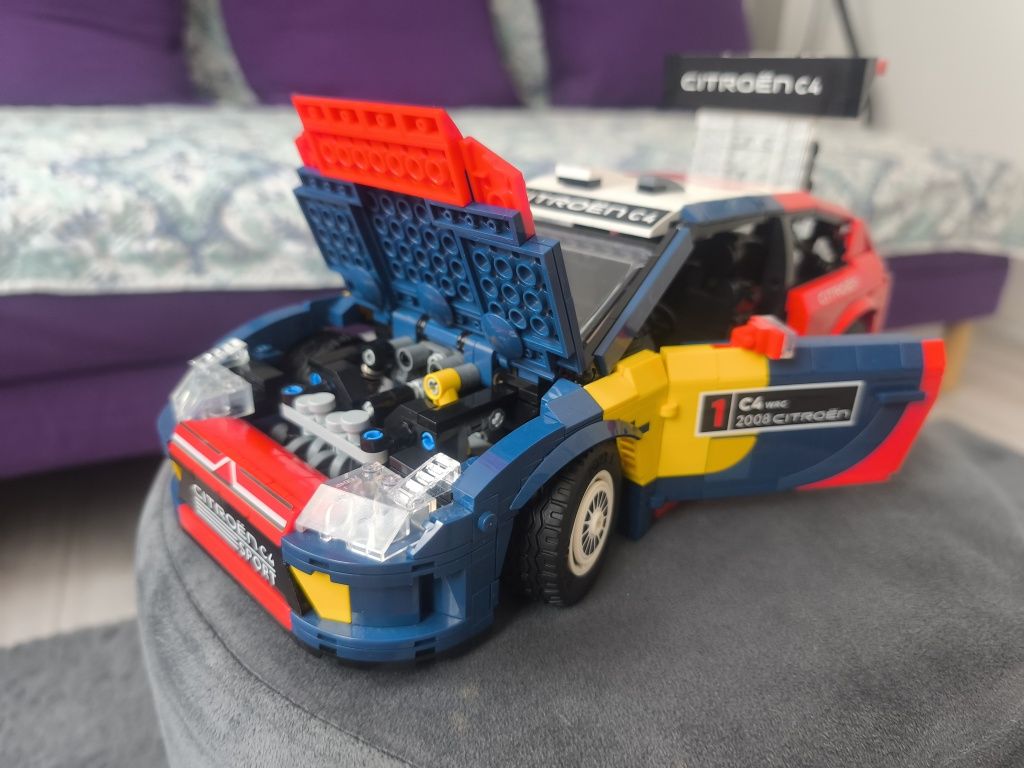 Set construcție cărămizi, CaDA Citroen C4 WRC (competitor Lego Icons)