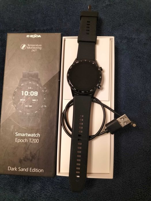 Smartwatch E-BODA Epoch T200, Android/iOS, silicon  Dark Sand