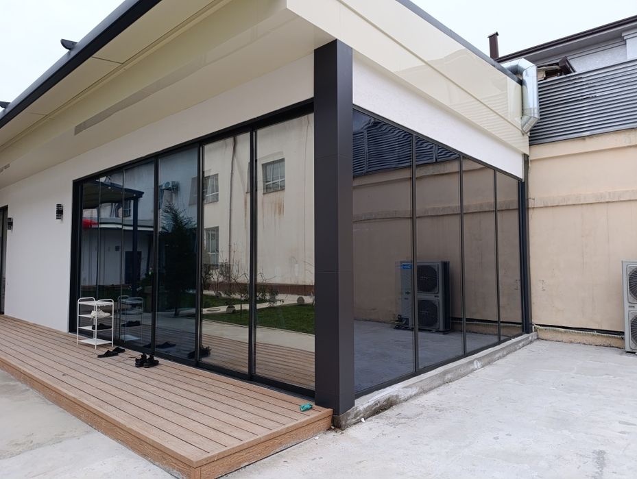 Солнцезащитная тонировка для зданий. Спасает от жары, расхода на свет