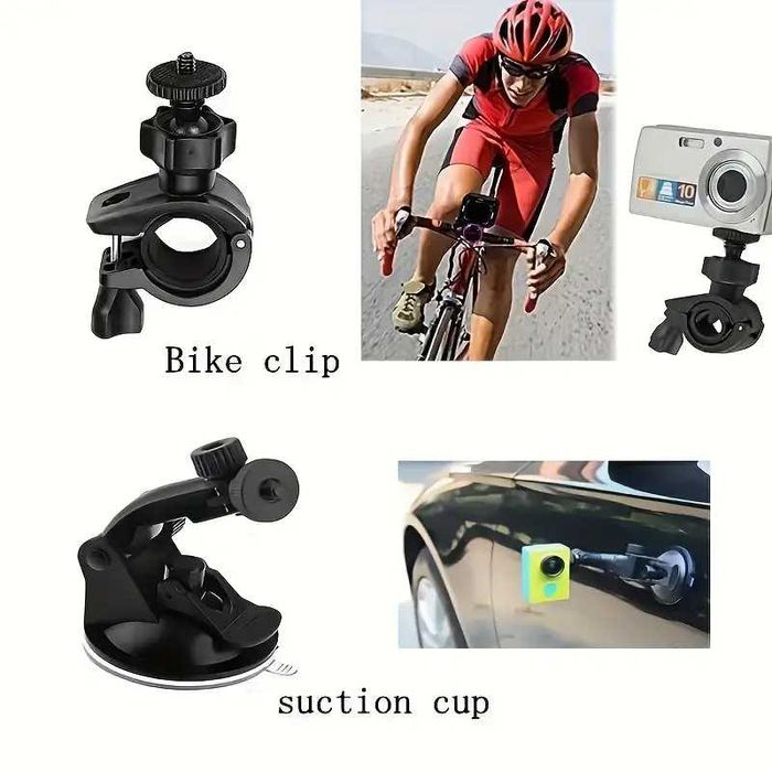 Комплект аксесоари за GoPro от 1 дo 13 Black  - KIT No.1