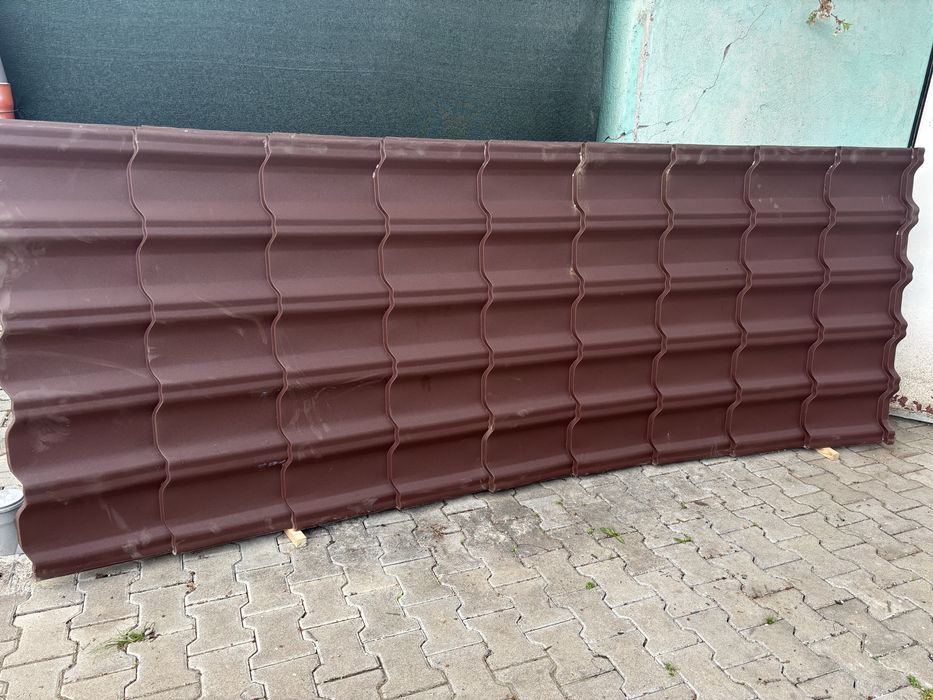 Tigla Metalica 3275 x 1200 x 0,45 mm Maro