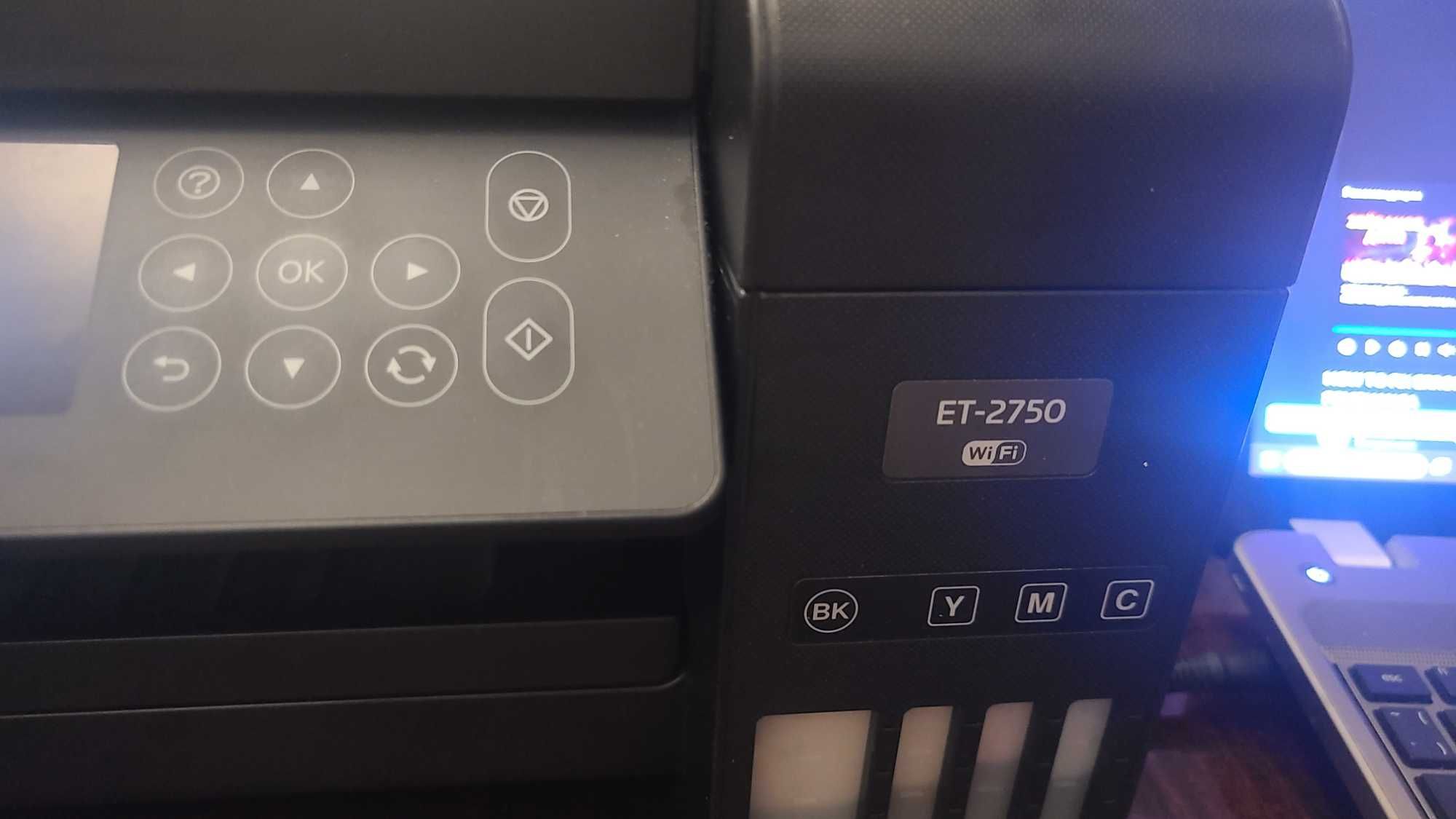 Нов WiFi принтер с дуплекс Epson Ecotank ET2750/ и сублимация