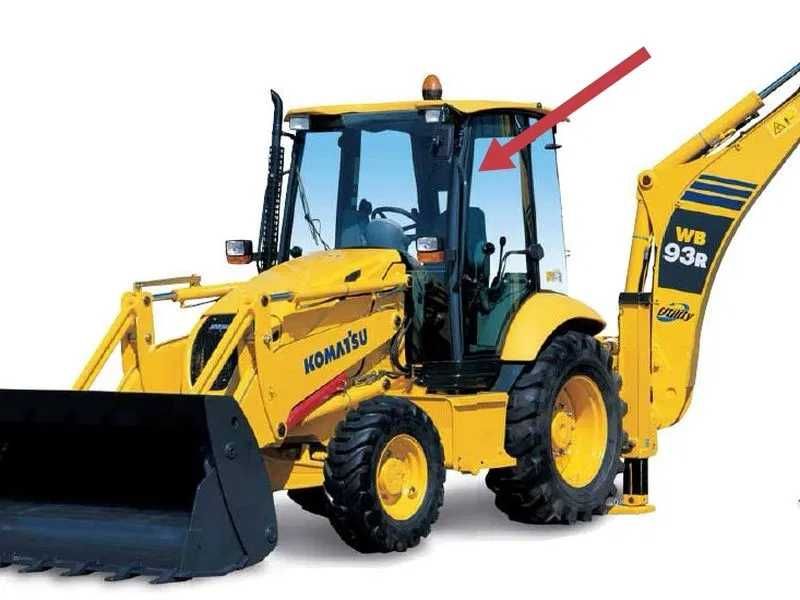 Geam usa stânga Komatsu