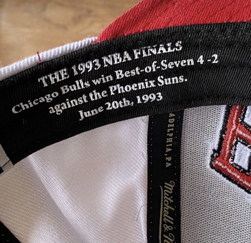 Mitchell & Ness шапка Chicago Bulls 1993 NBA Finals